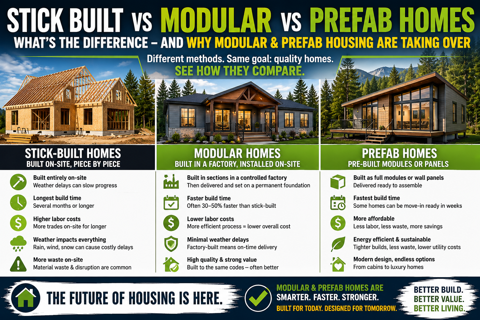 Stick Built vs Modular vs Prefab Homes: What’s the Difference — And Wh ...
