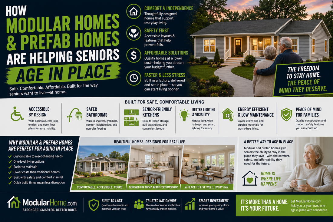 How Modular Homes &amp; Prefab Homes Are Helping Seniors Age in Place