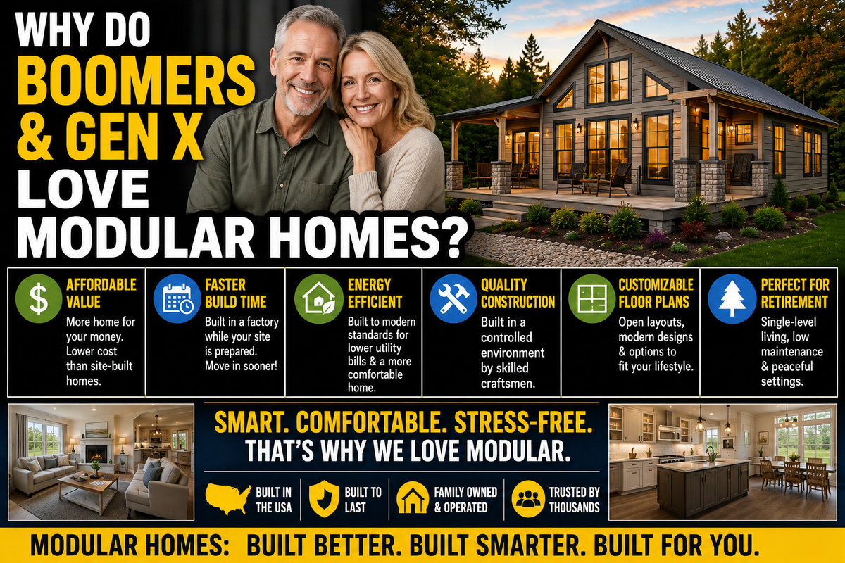 Why Do Boomers and Gen X Love Modular Homes?