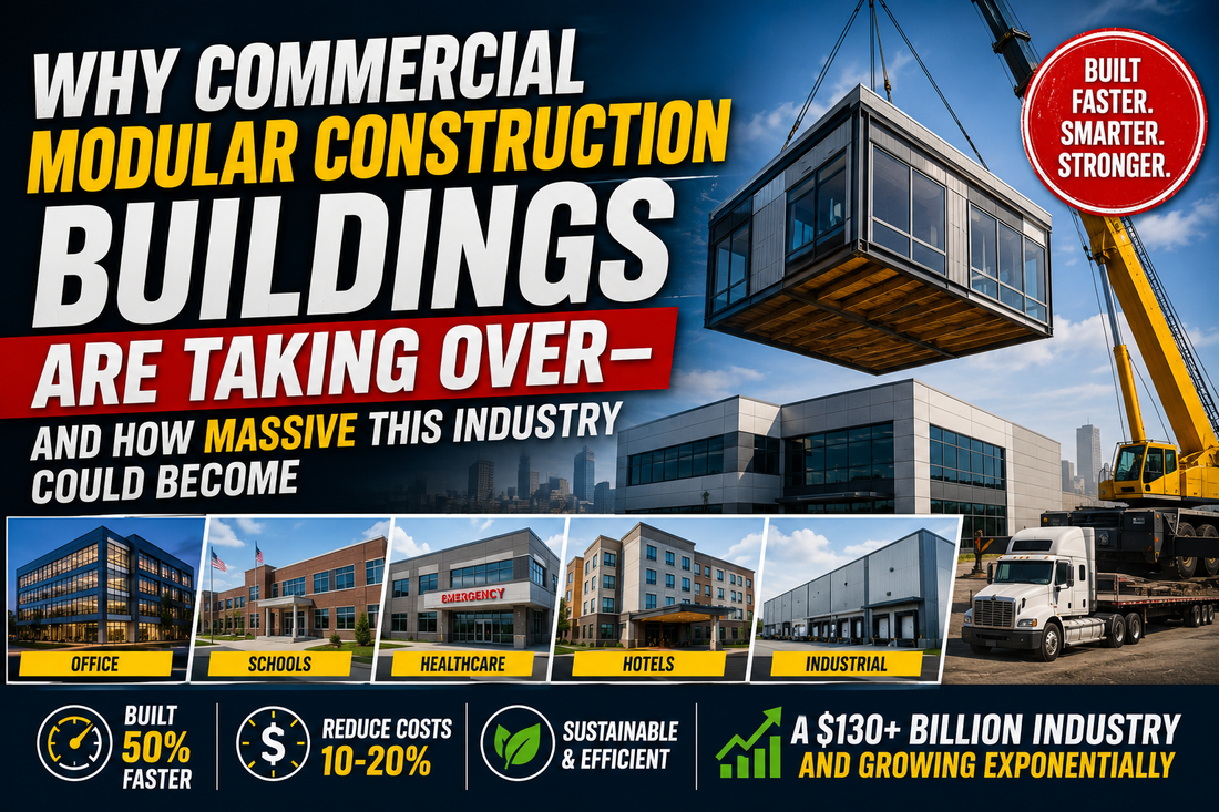 Why Commercial Modular Construction Buildings Are Taking Over — And How Massive This Industry Could Become