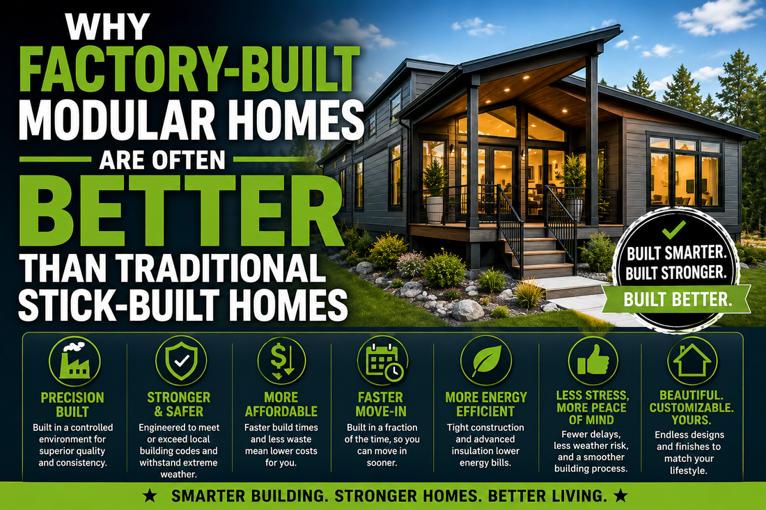 Why Factory-Built Modular Homes Are Often BETTER Than Traditional Stick-Built Homes