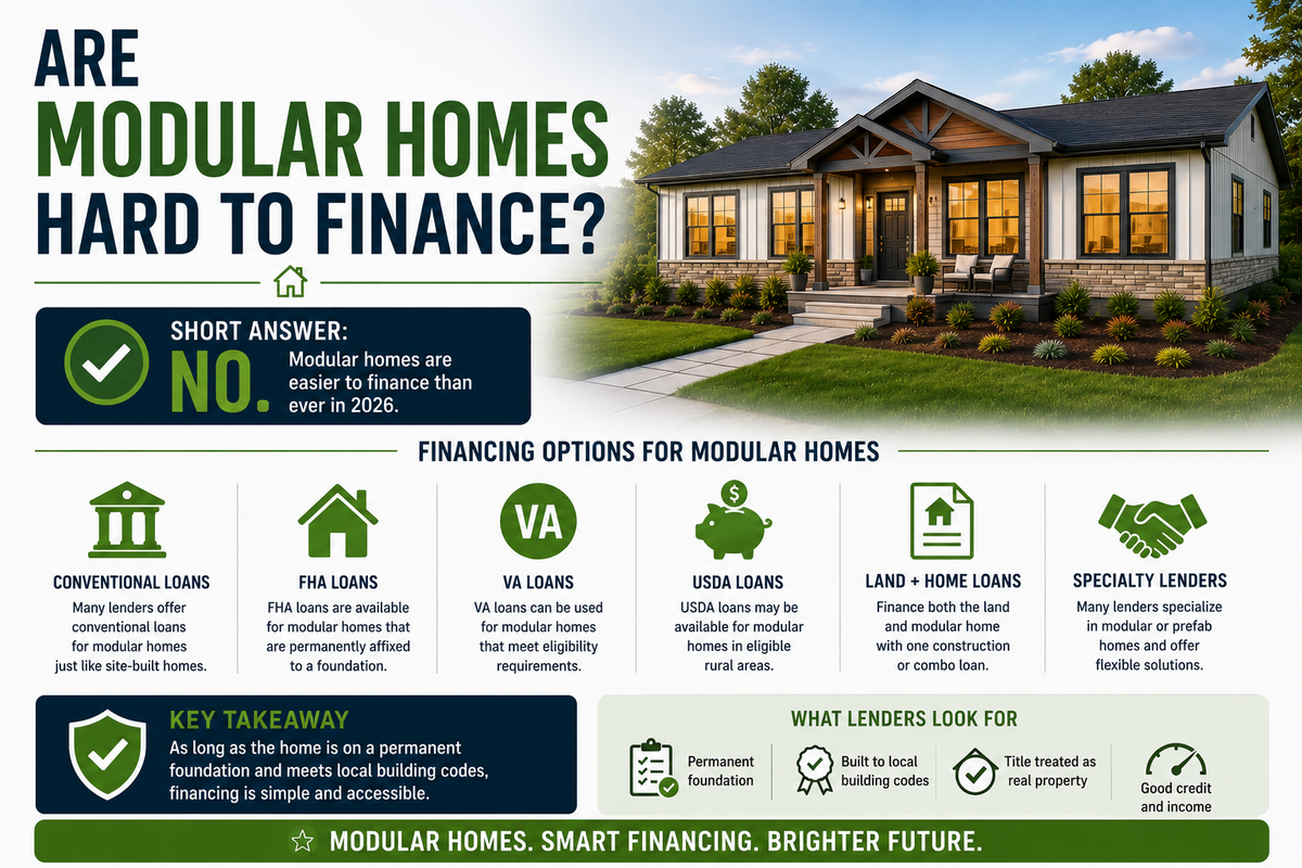 Are Modular Homes Hard to Finance?