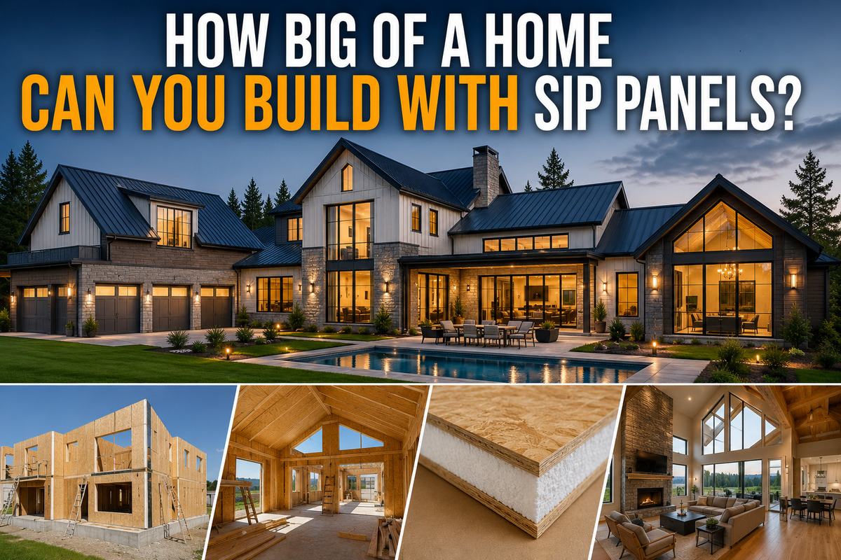How Big of a Home Can You Build With SIP Panels? – Modular Homes ...