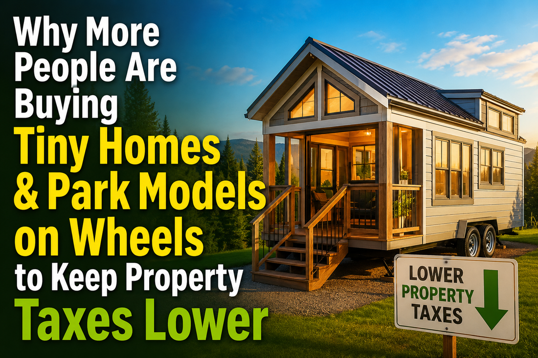Why More People Are Buying Tiny Homes &amp; Park Models on Wheels to Keep Property Taxes Lower