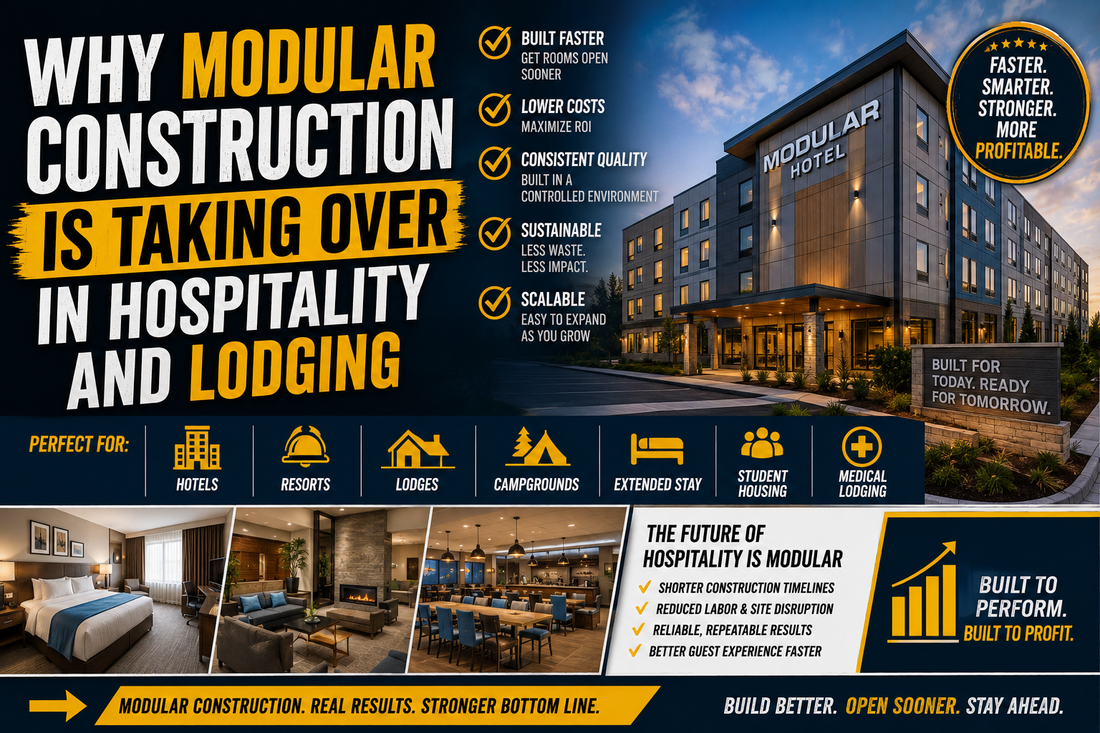 Why Modular Construction Is Taking Over in Hospitality And Lodging