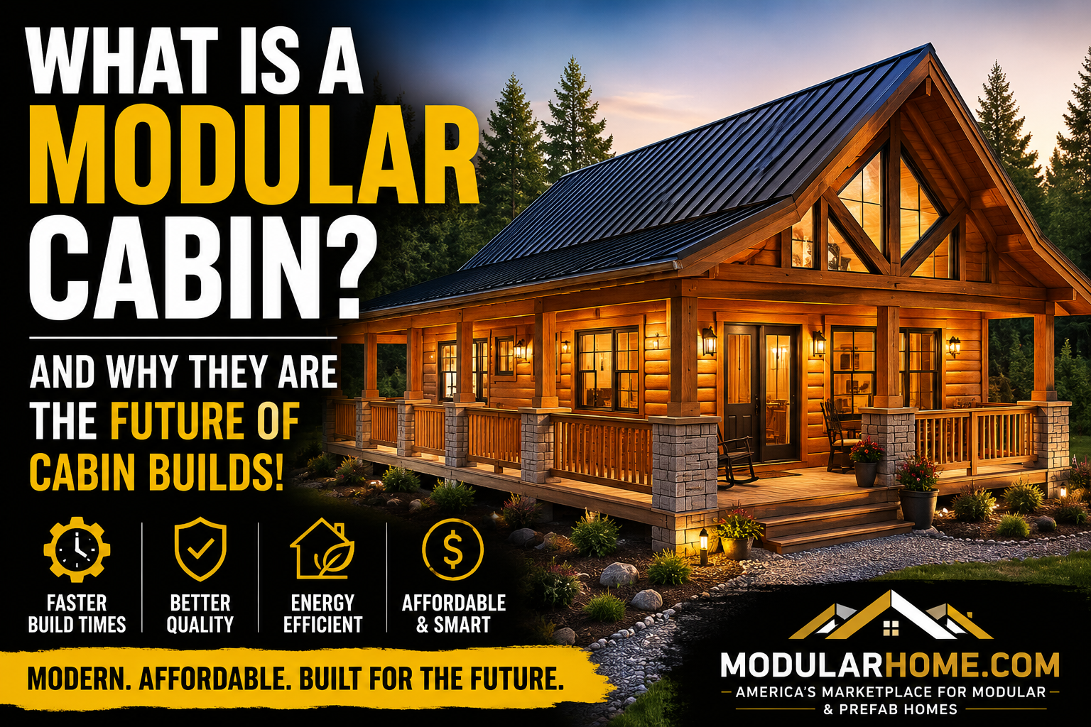 What Is a Modular Cabin? And Why Modular Cabins Are the Future of Cabin Building