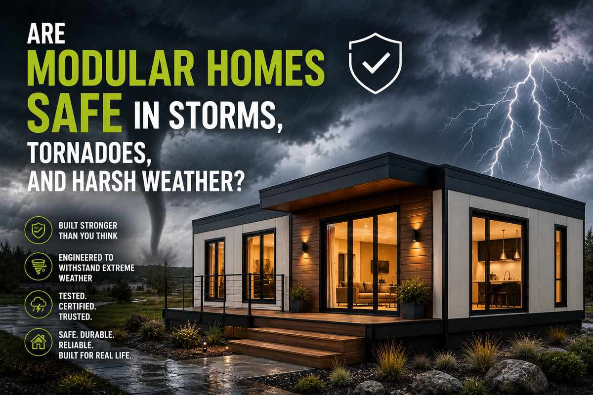 Are Modular Homes Safe in Storms, Tornadoes, and Harsh Weather?