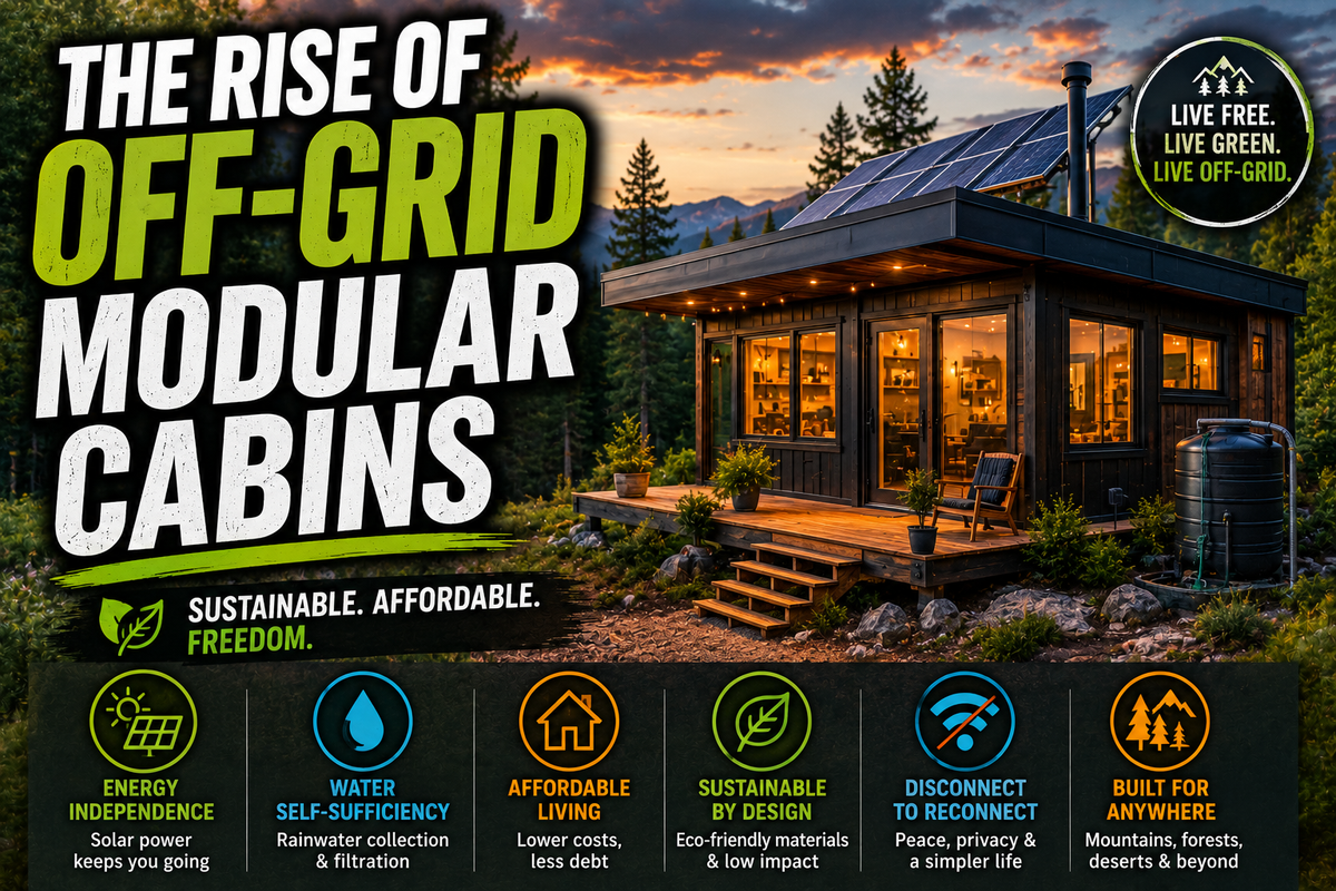 The Rise of Off-Grid Modular Cabins