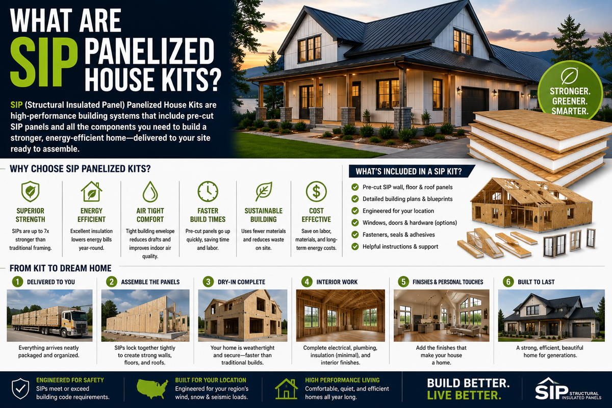 What Are SIP Panelized House Kits?