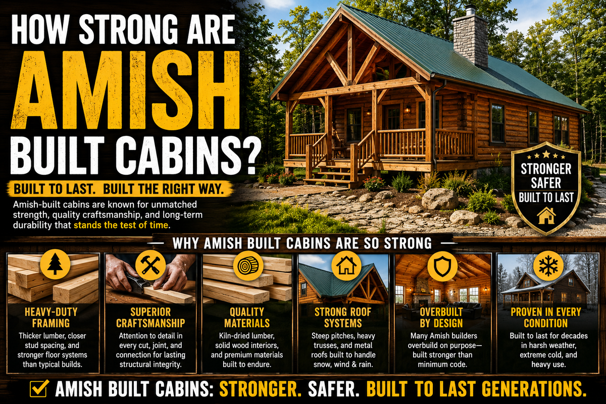 How Strong Are Amish Built Modular Cabins?