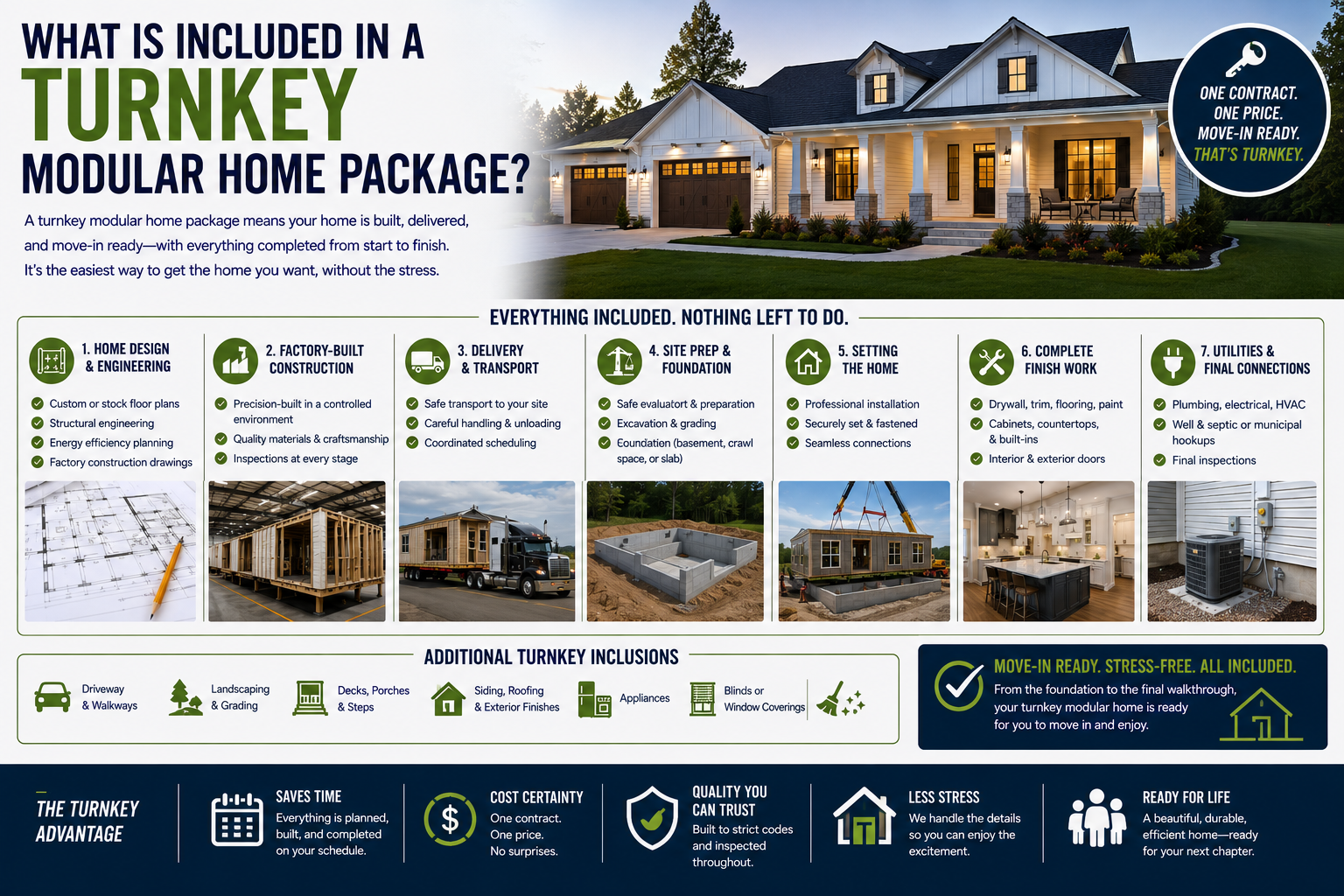 What Is Included in a Turnkey Modular Home Package?