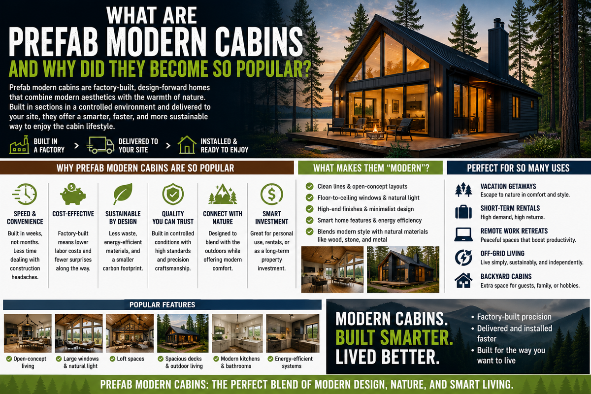 What Are Prefab Modern Cabins and Why Did They Become So Popular?