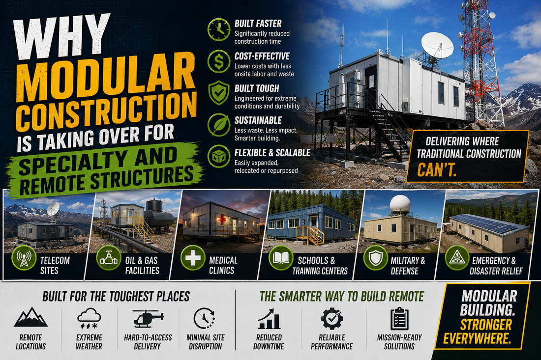 Why Modular Construction Is Taking Over for Specialty And Remote Structures