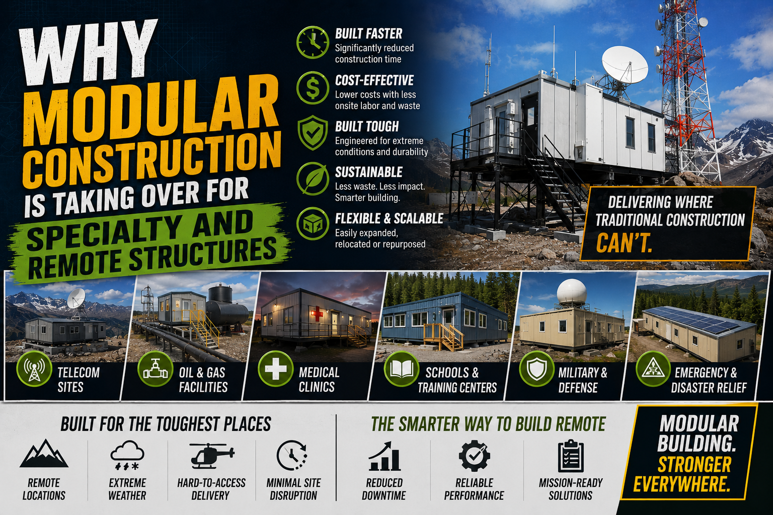 Why Modular Construction Is Taking Over for Specialty And Remote Structures