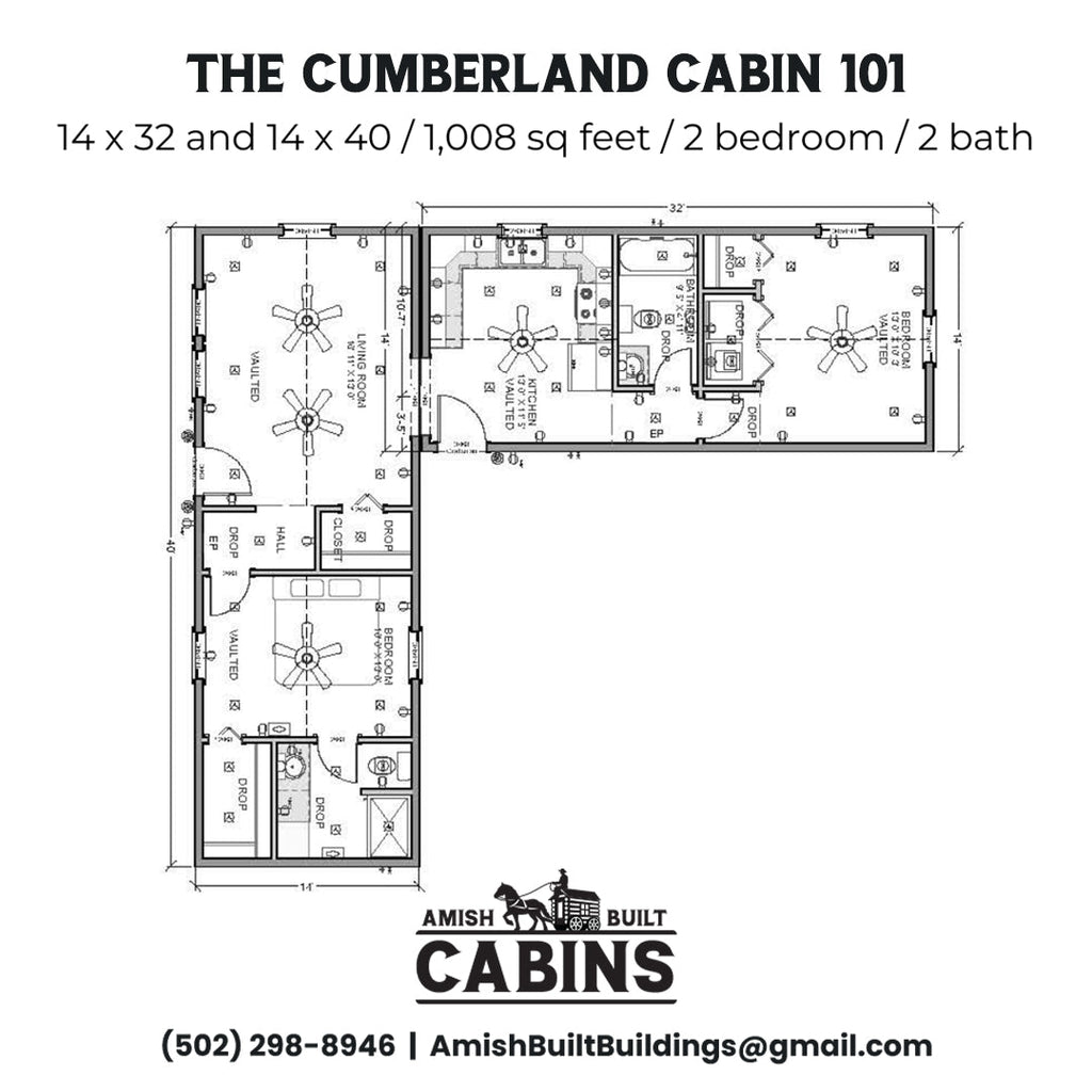 The Cumberland Crossing Cabin - ( MISSISSIPPI PRICING )