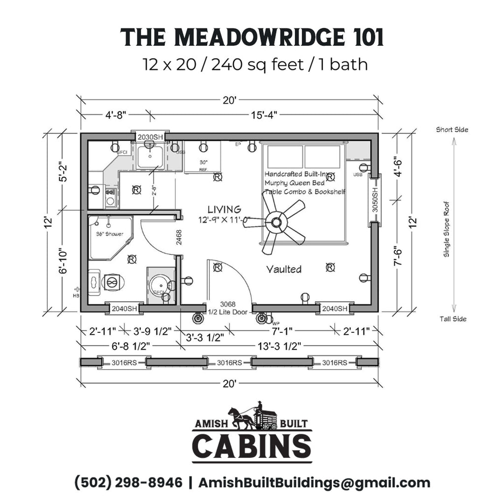The Meadow Ridge ADU Cabin Series ( WYOMING PRICING )