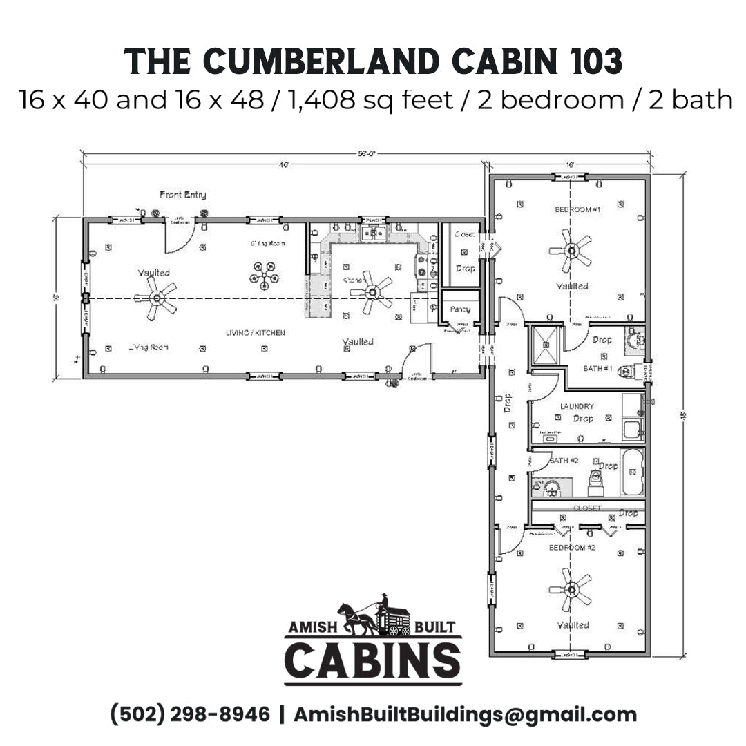 The Cumberland Crossing Cabin - ( CALIFORNIA PRICING )
