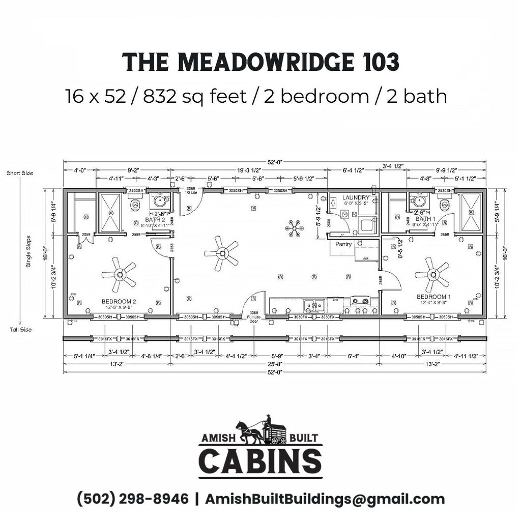 The Meadow Ridge ADU Cabin Series ( ALASKA PRICING )