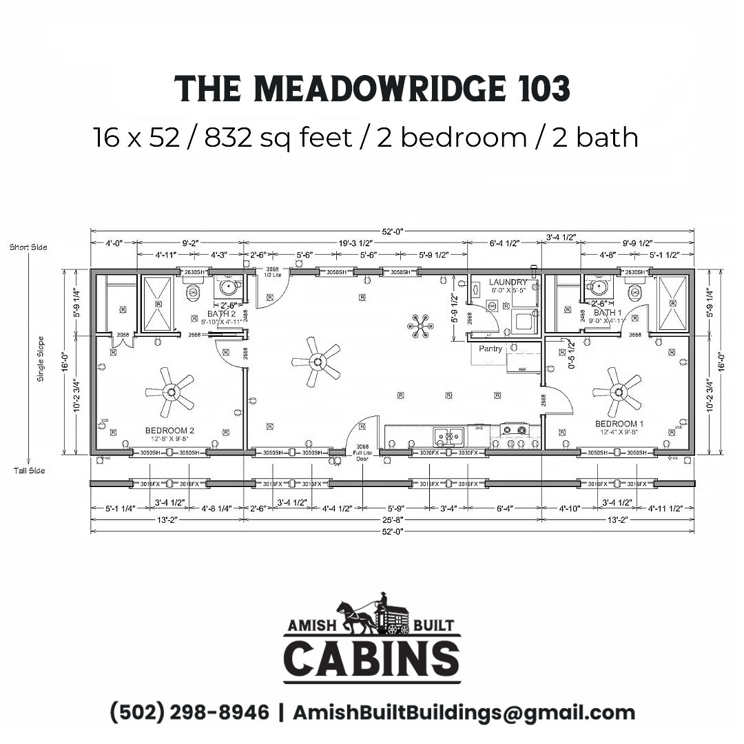 The Meadow Ridge ADU Cabin Series ( IOWA PRICING )