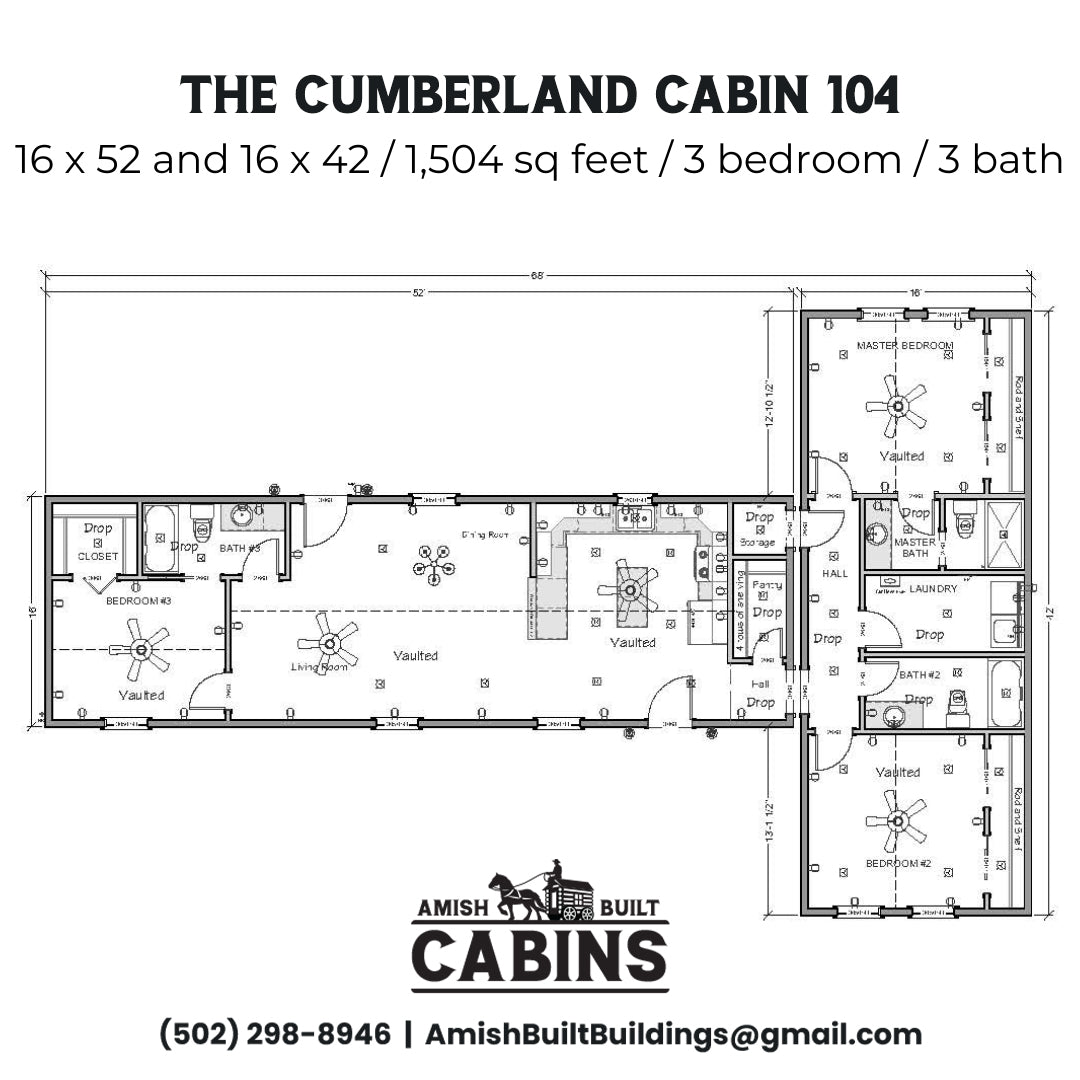 The Cumberland Crossing Cabin - ( DELAWARE PRICING )