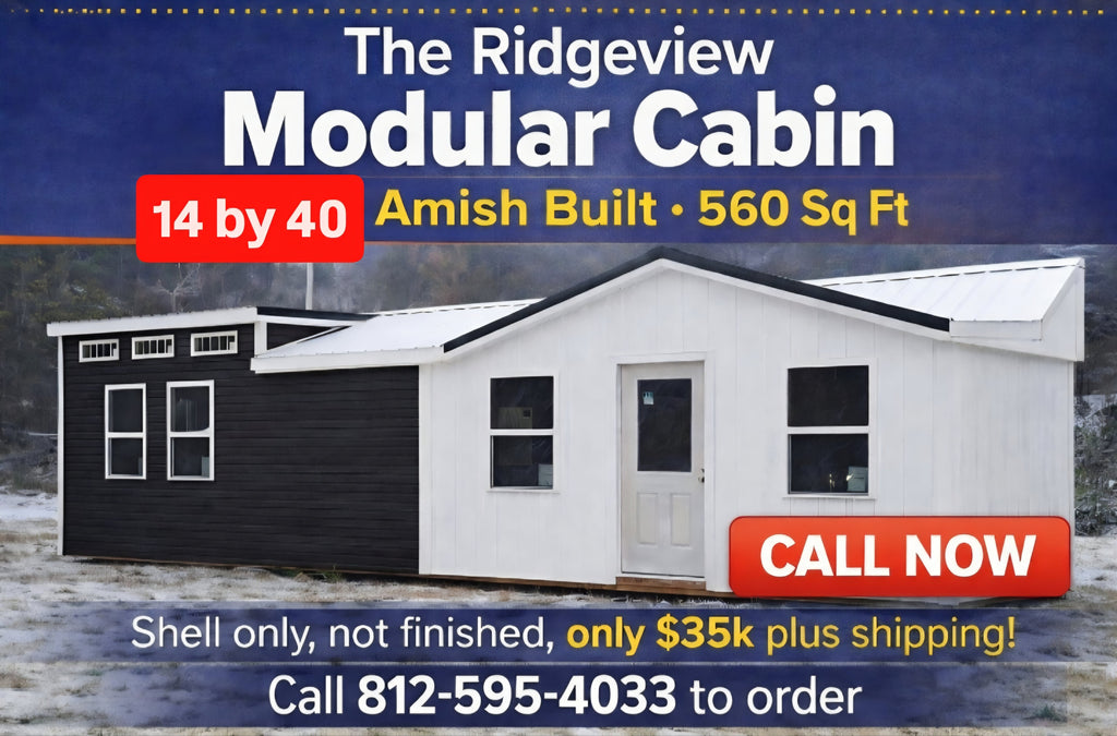 The Ridgeview Cabin , Pre-Built SHELL