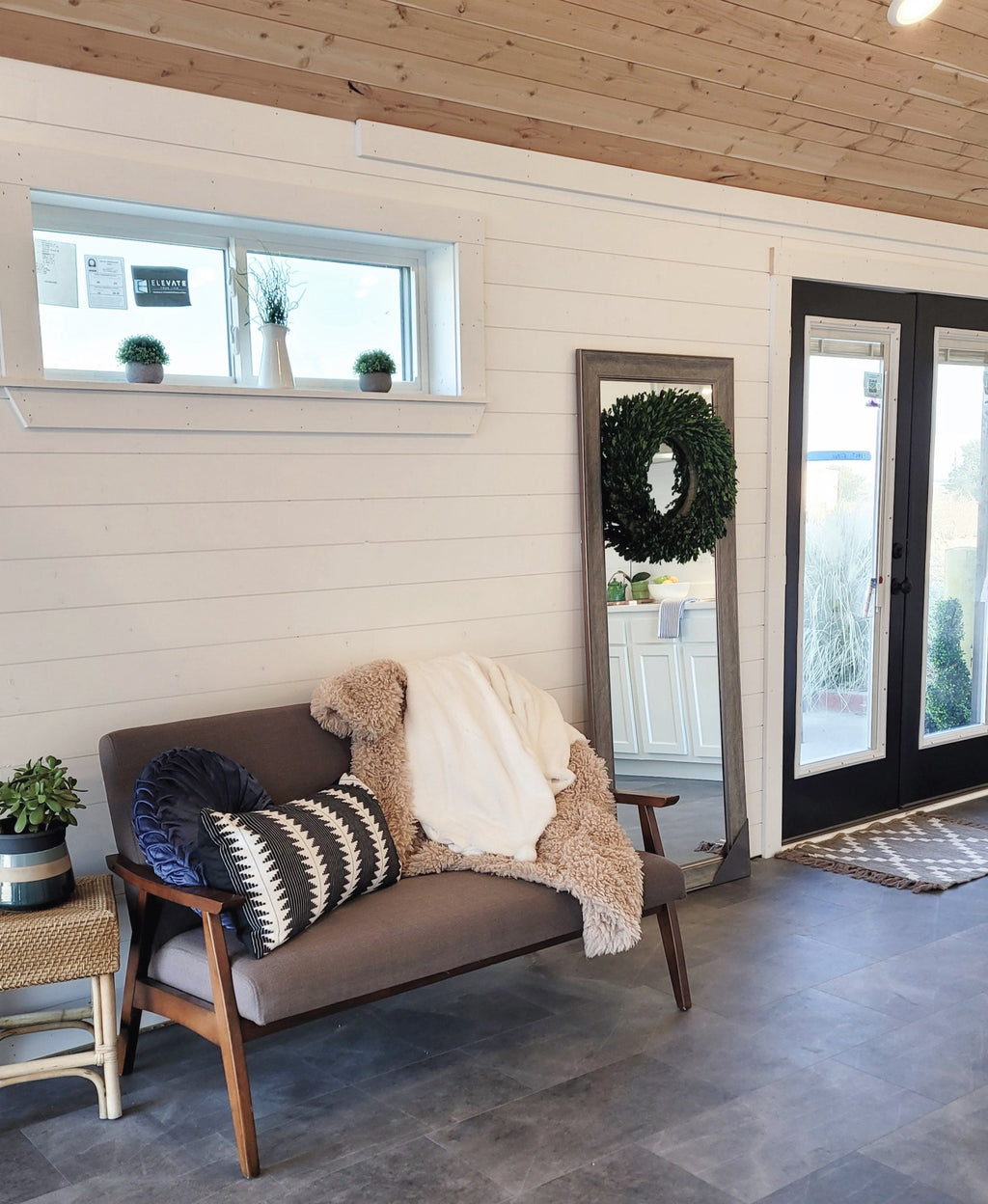 The Black Ninja Modern Amish Built Cabin