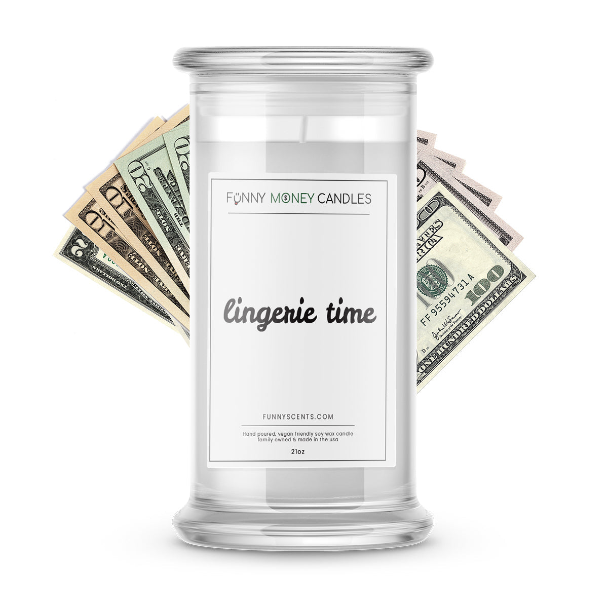 Lingerie time Money Funny Candles