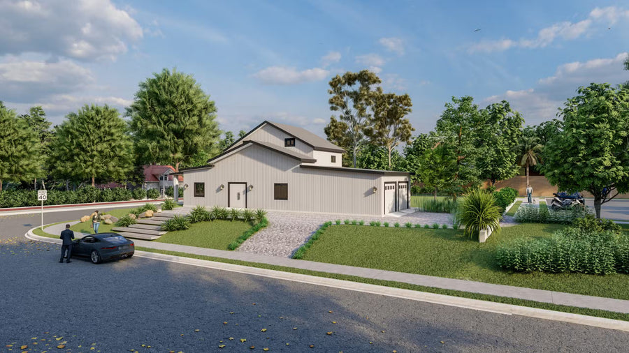 Bungalow with Loft Garage and Porch