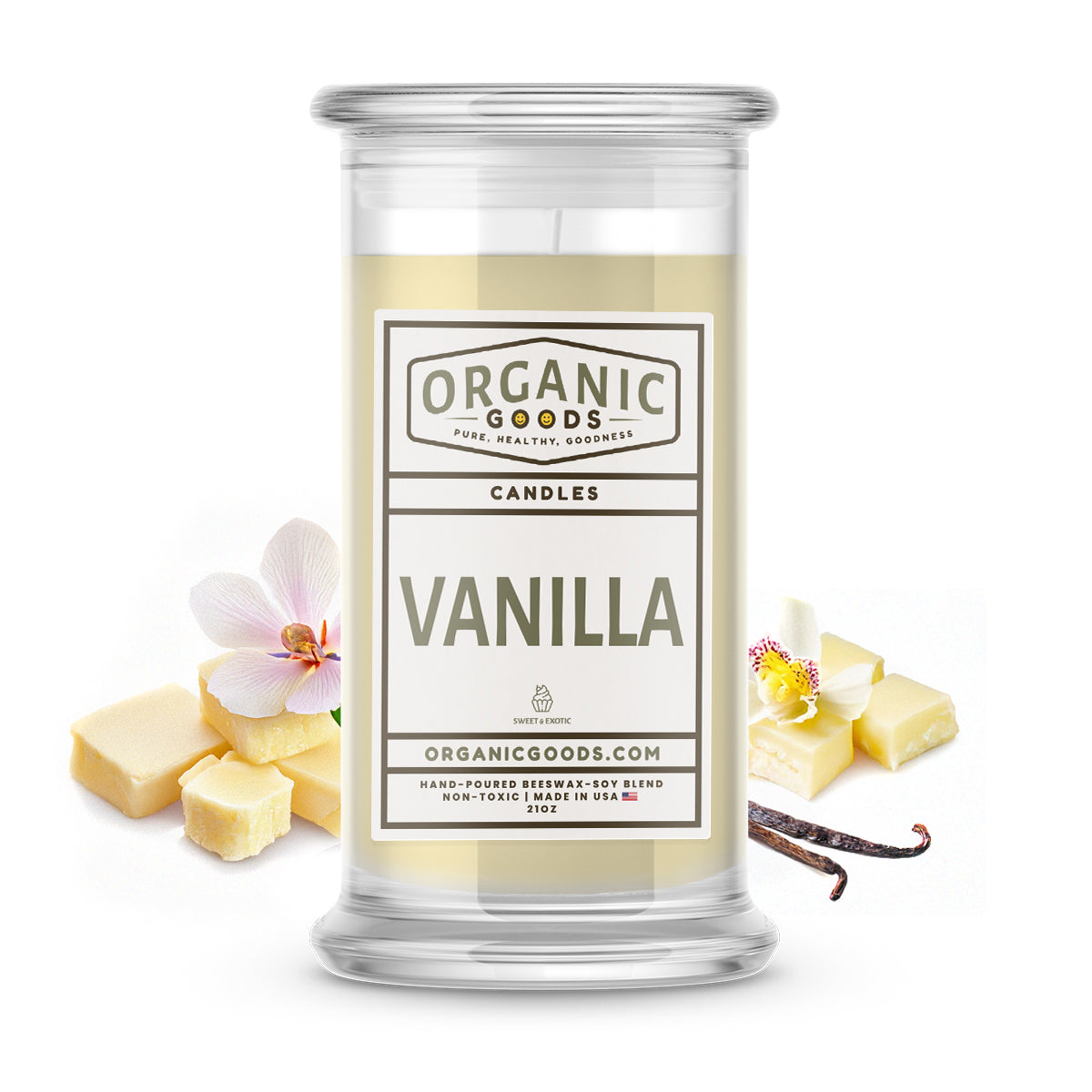 Vanilla Essential Oil Organic Candles