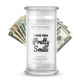 I Miss Your Pretty Smile Money Funny Candles