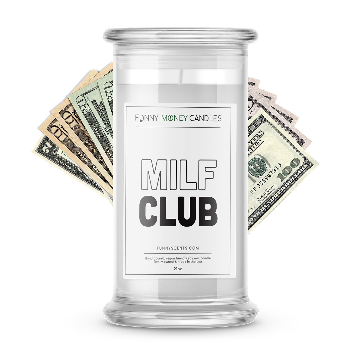 MILF Club Money Funny Candles