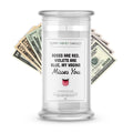 Roses are Red, Violets are Blue, My Vagina Misses you Money Funny Candles
