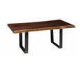 Live Edge U Base Coffee Table