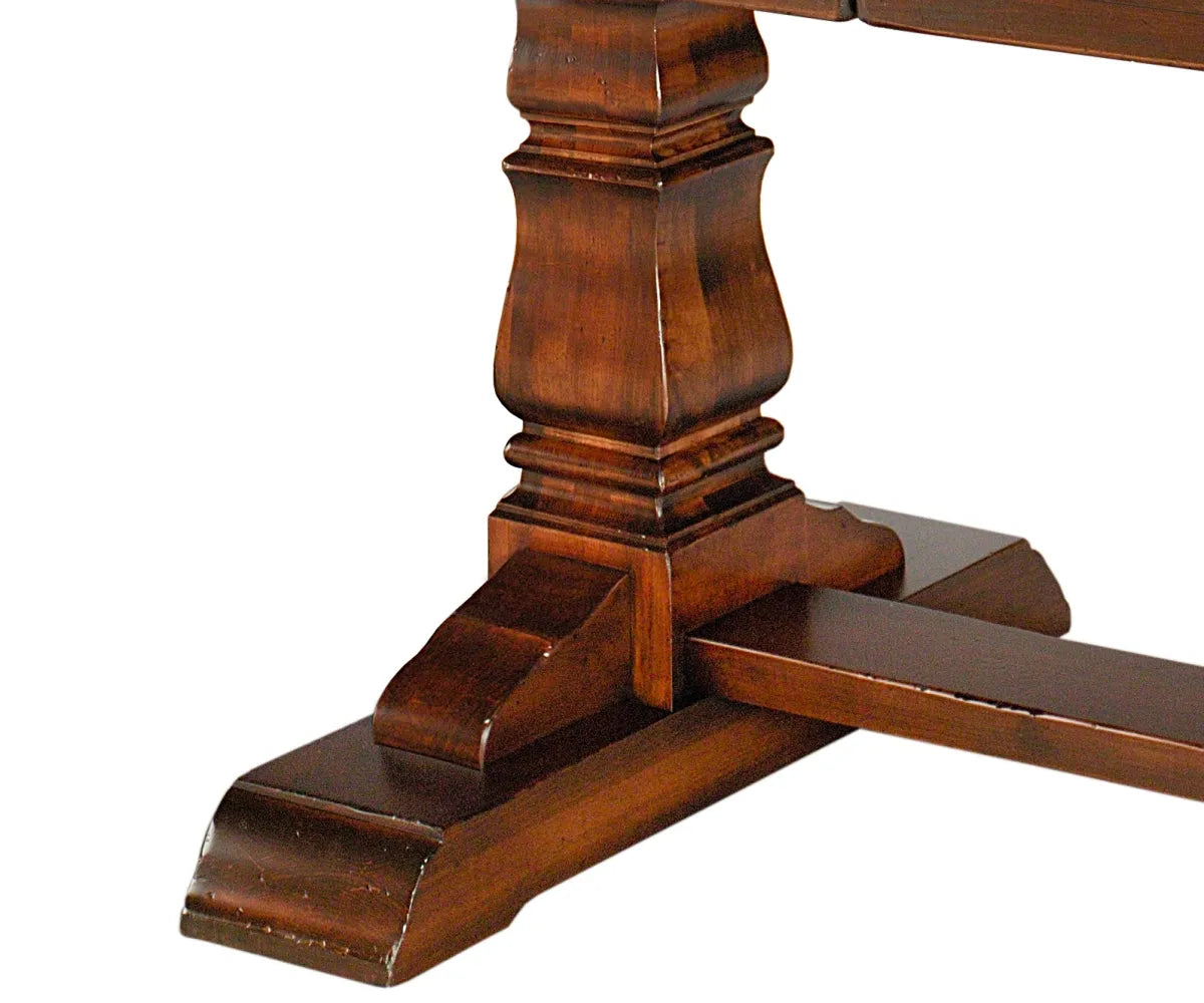 Provincial Cottage Dining Table With Breadboard Ends