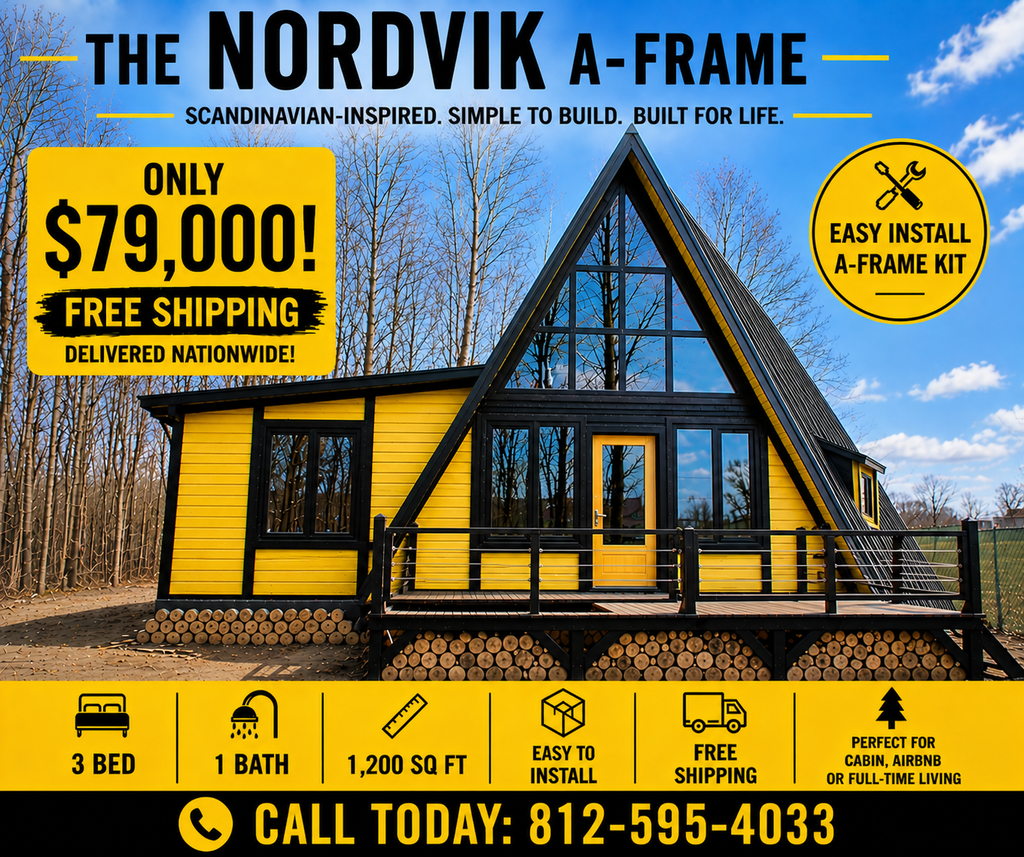 NORDVIK A-FRAME ( AFRAME ) CABIN KIT