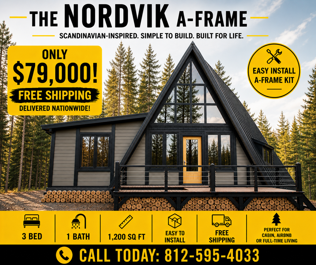 NORDVIK A-FRAME ( AFRAME ) CABIN KIT