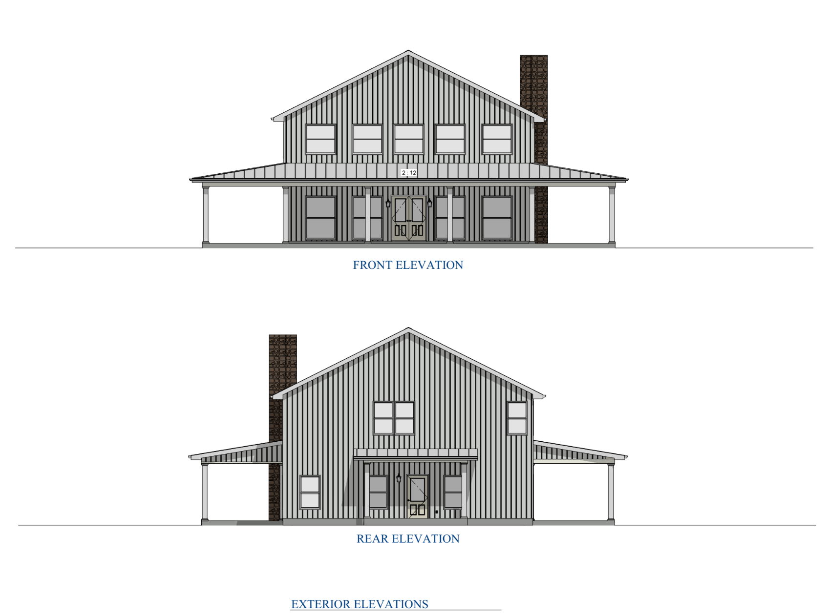 The White Beam Steel Barndo House Kit