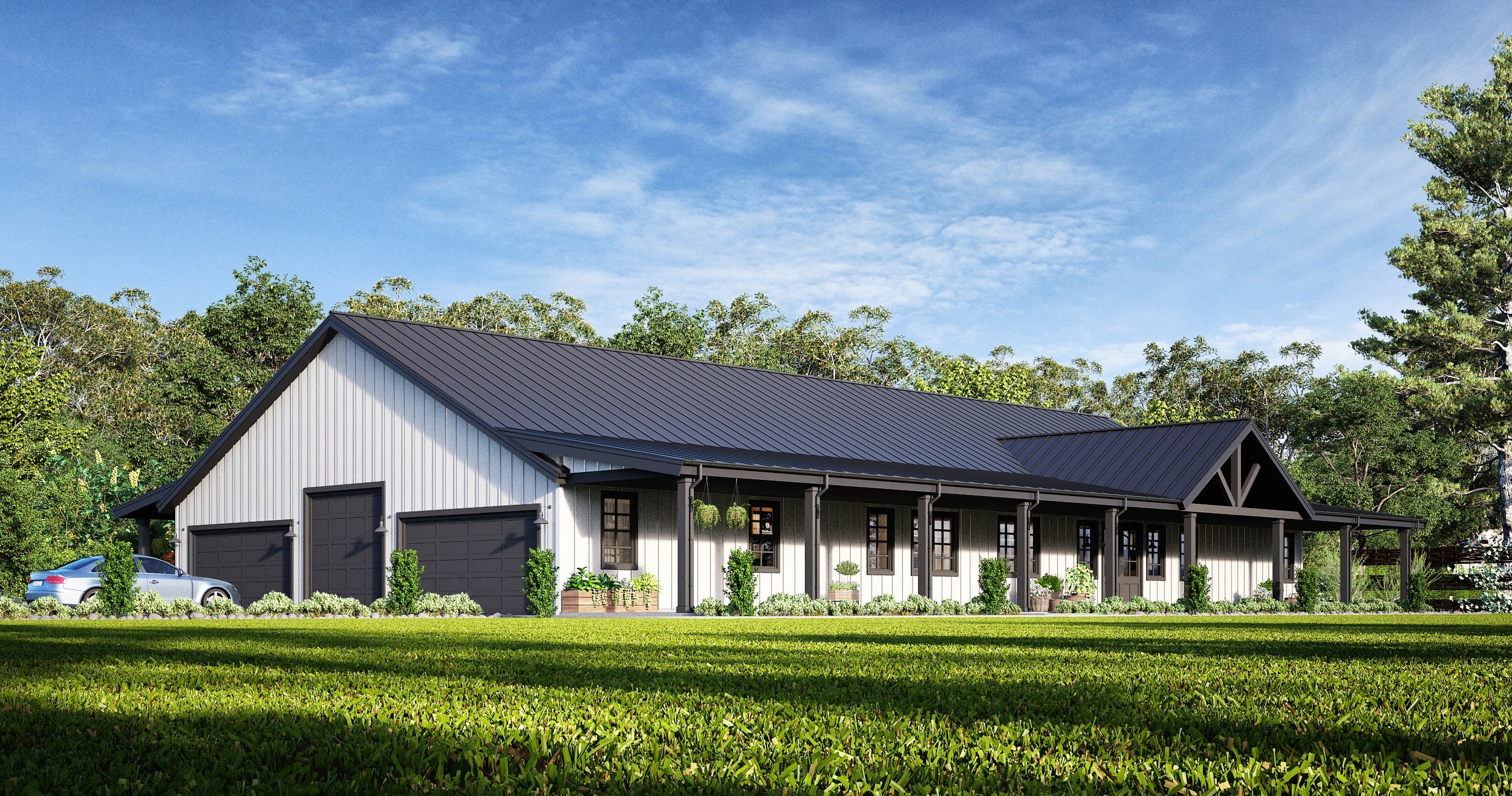 The Stormview Lodge Steel Barndo House Kit