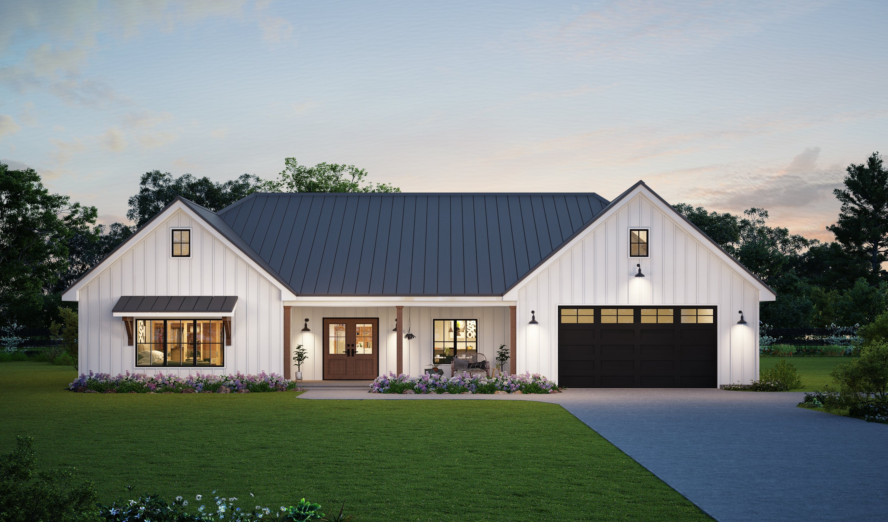 The Sagebrush Farmhouse Steel Barndo House Kit