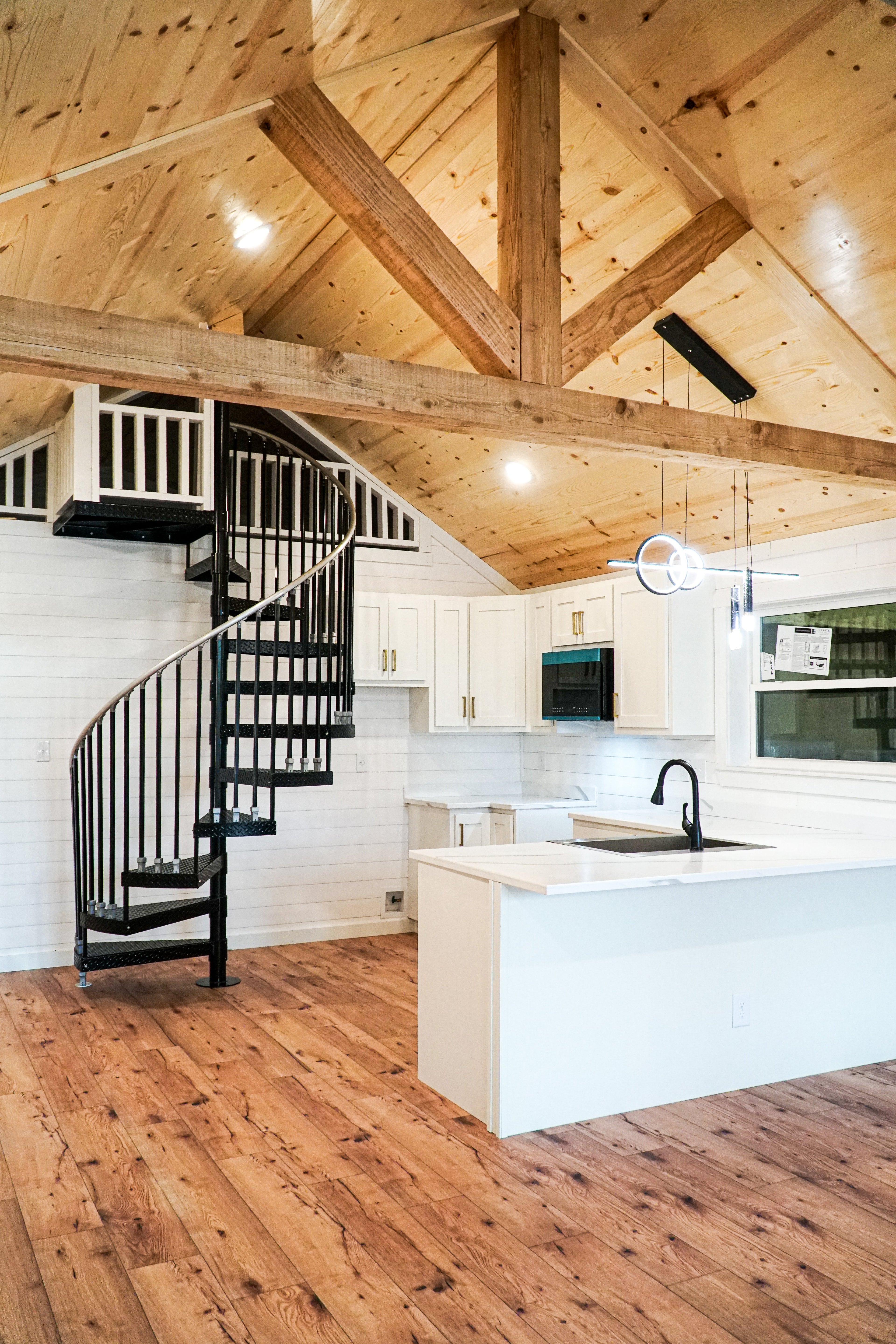 The Black Ninja Modern Amish Built Cabin