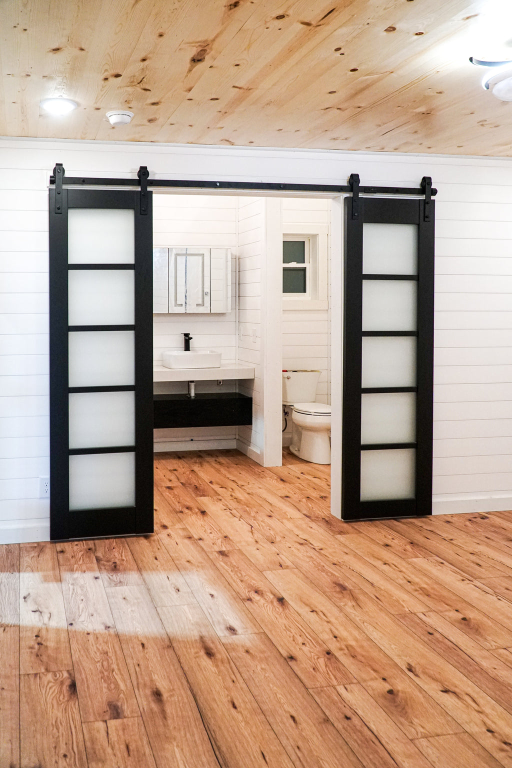 The Black Ninja Modern Amish Built Cabin