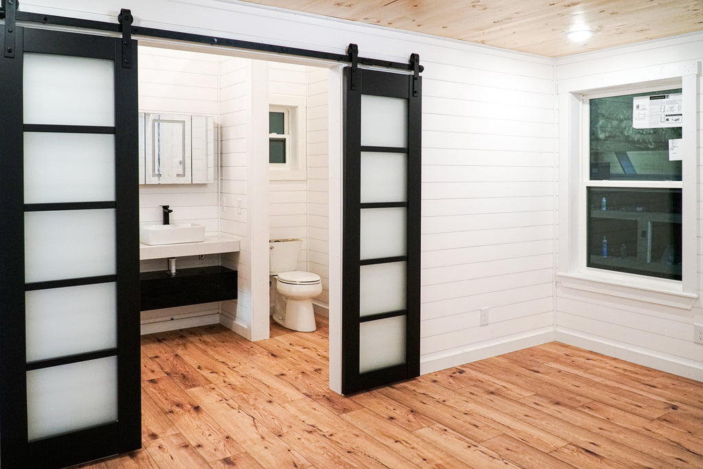 The Black Ninja Modern Amish Built Cabin