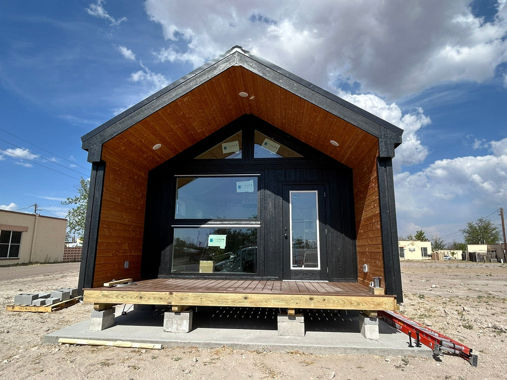The Black Ninja Modern Amish Built Cabin