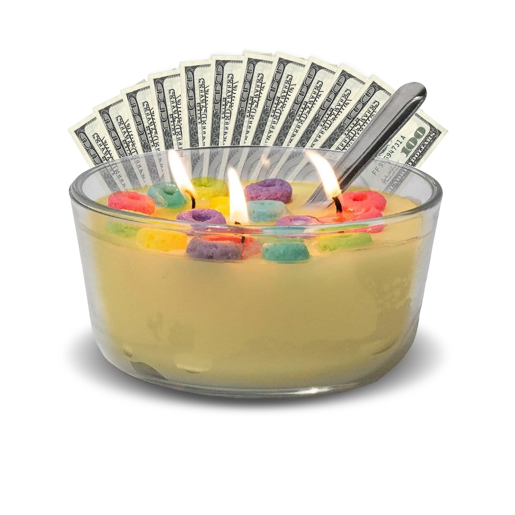 Kix Cereal Bowl Cash Luxury Candles