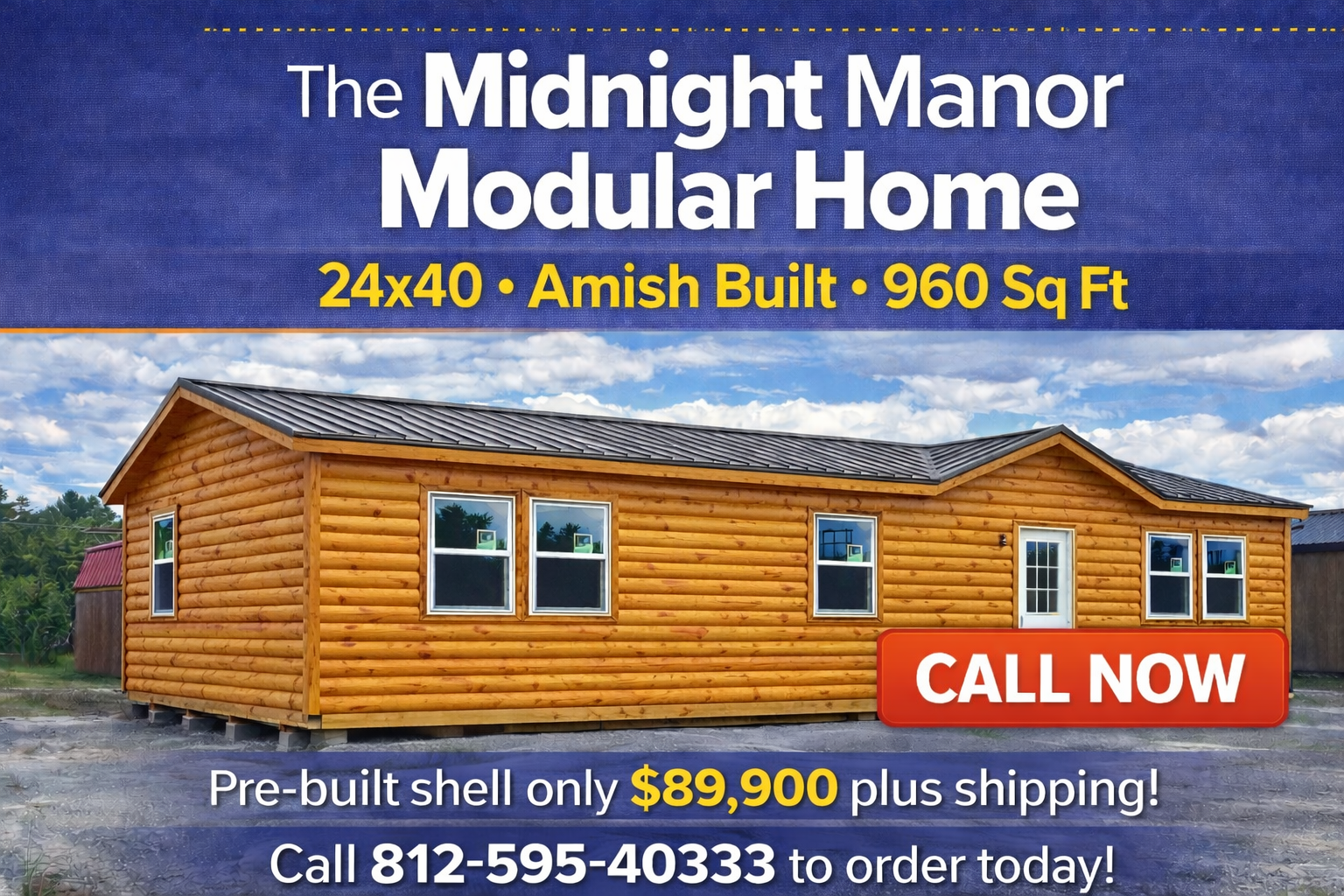 The Midnight Manor Cabin , Pre-Built SHELL