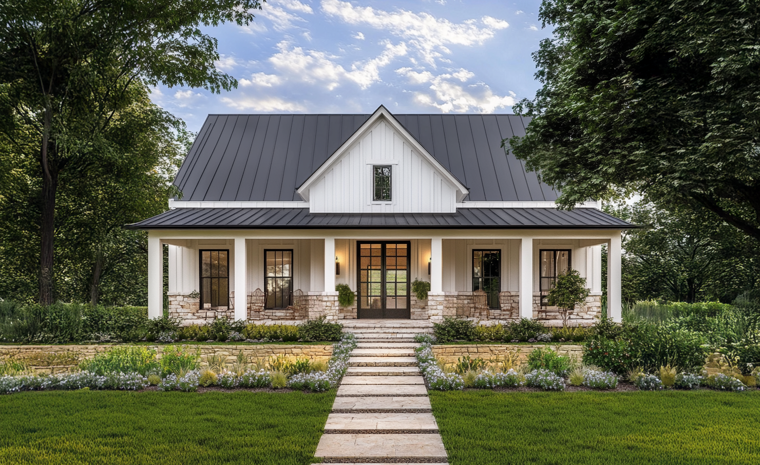 The Ashbrook Farmhouse Steel Barndo House Kit