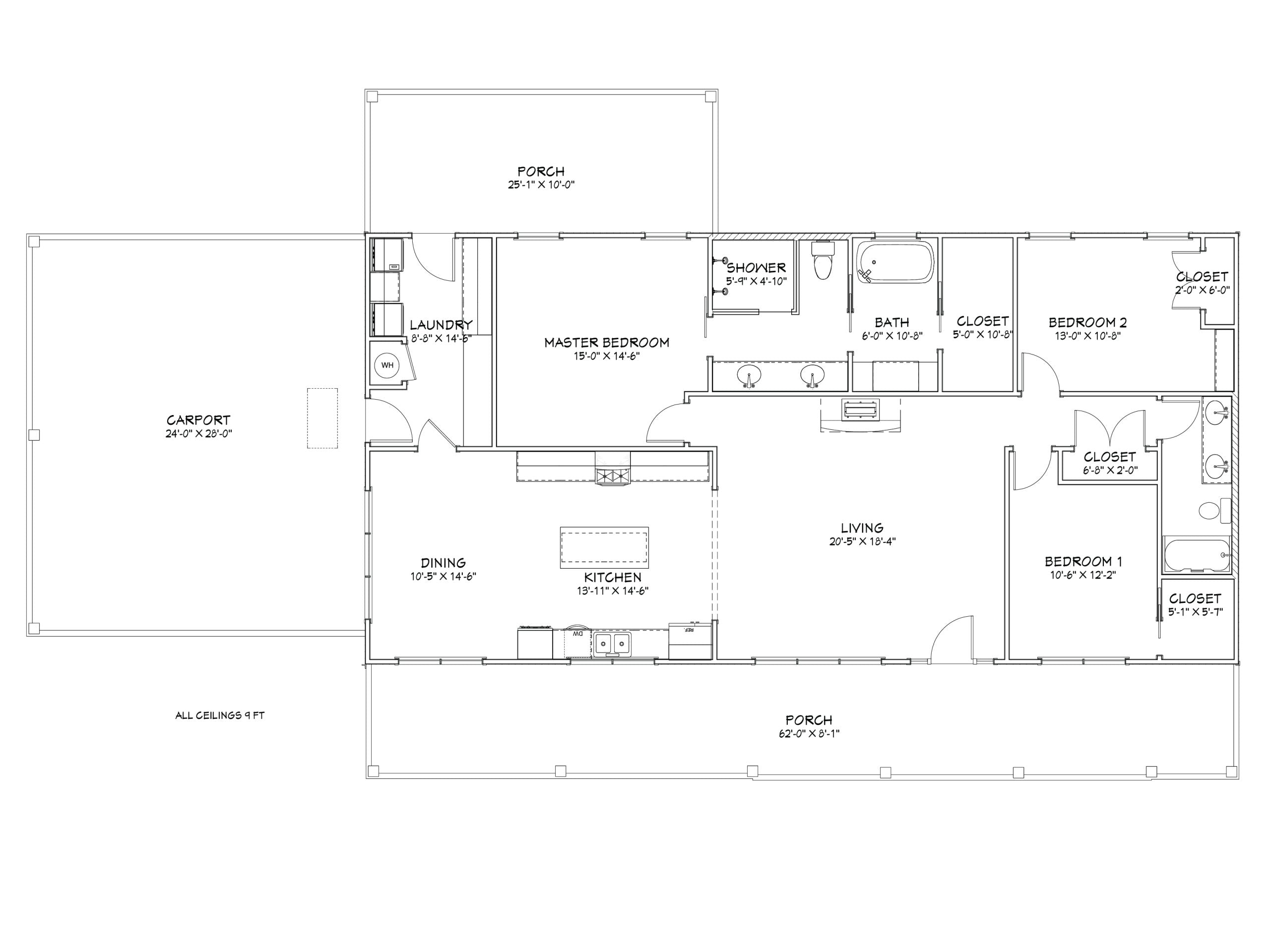 Timberline Grand Affordable House Kit (3 bed 2 bath)
