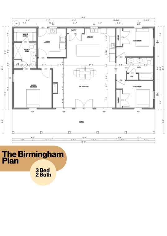 The Birmingham Barndominium Kit