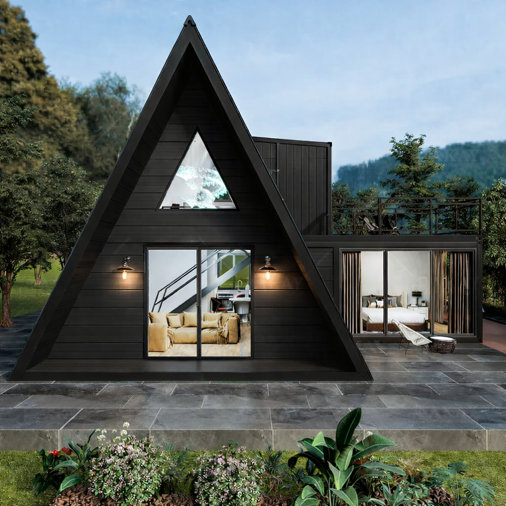 A-Frame Panelized Metal House Kit