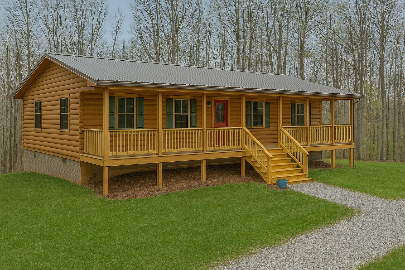 The Country Rancher Cabin ( 1,2 and 3 bedroom options )